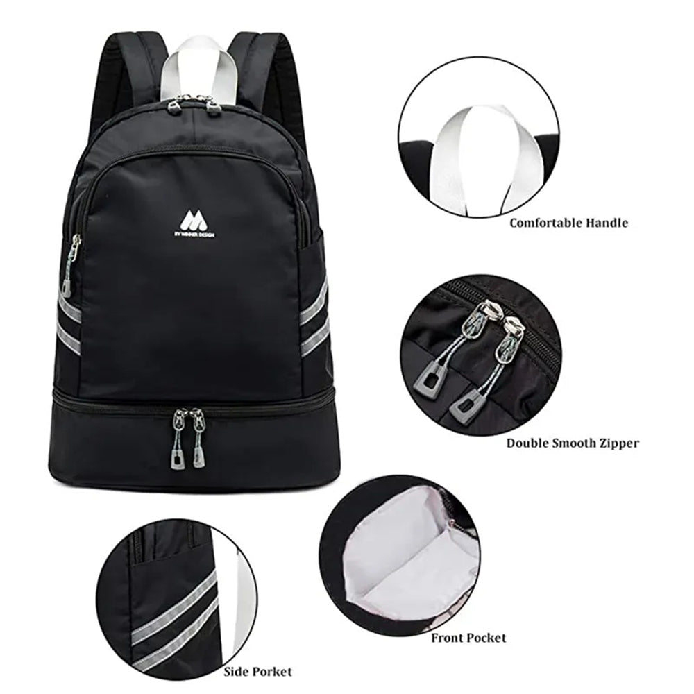navor Women's Waterproof Multi-Functional Backpack with Shoe Compartment
