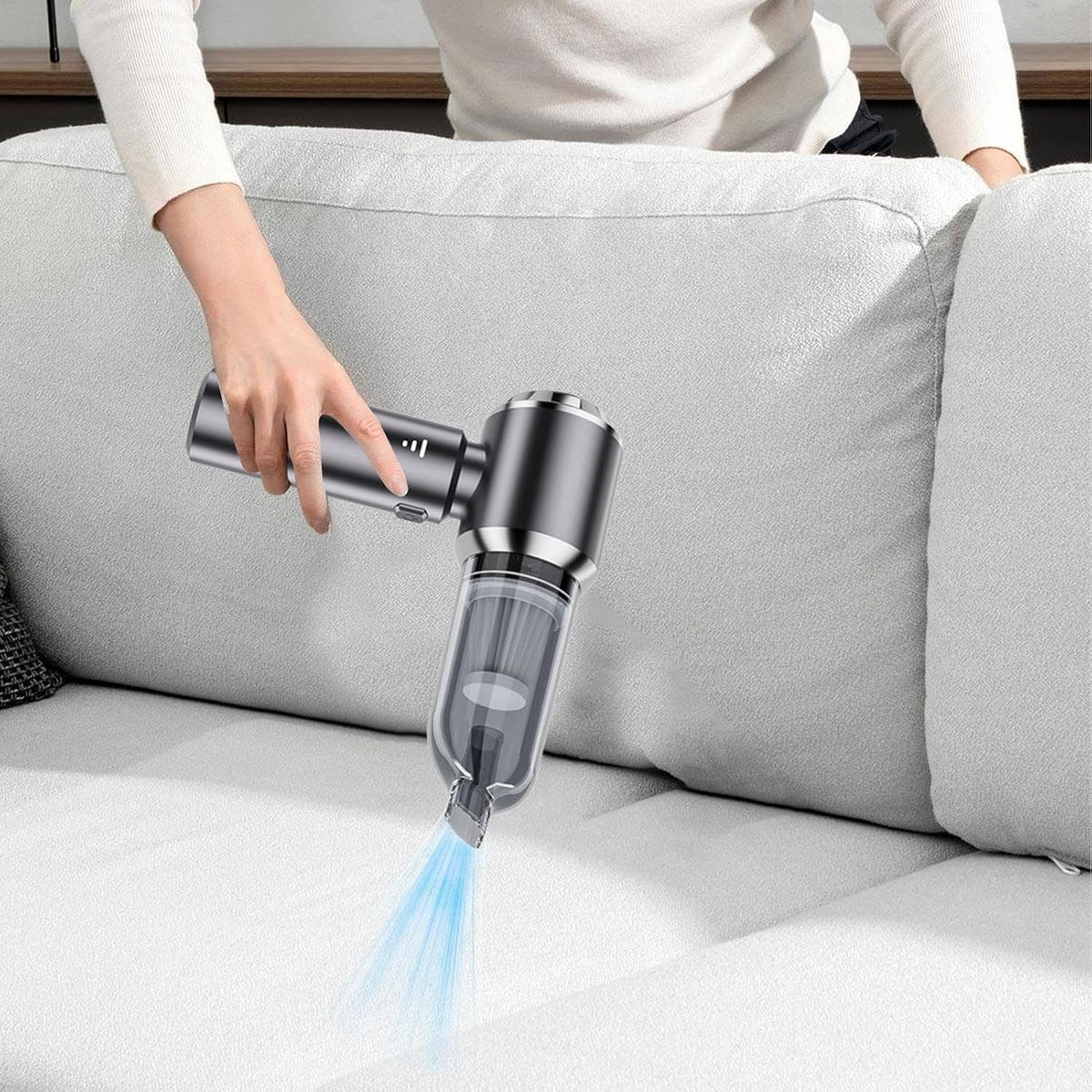Cordless Handheld Vacuum & Blower, 16000Pa, Brushless Motor, USB-C
