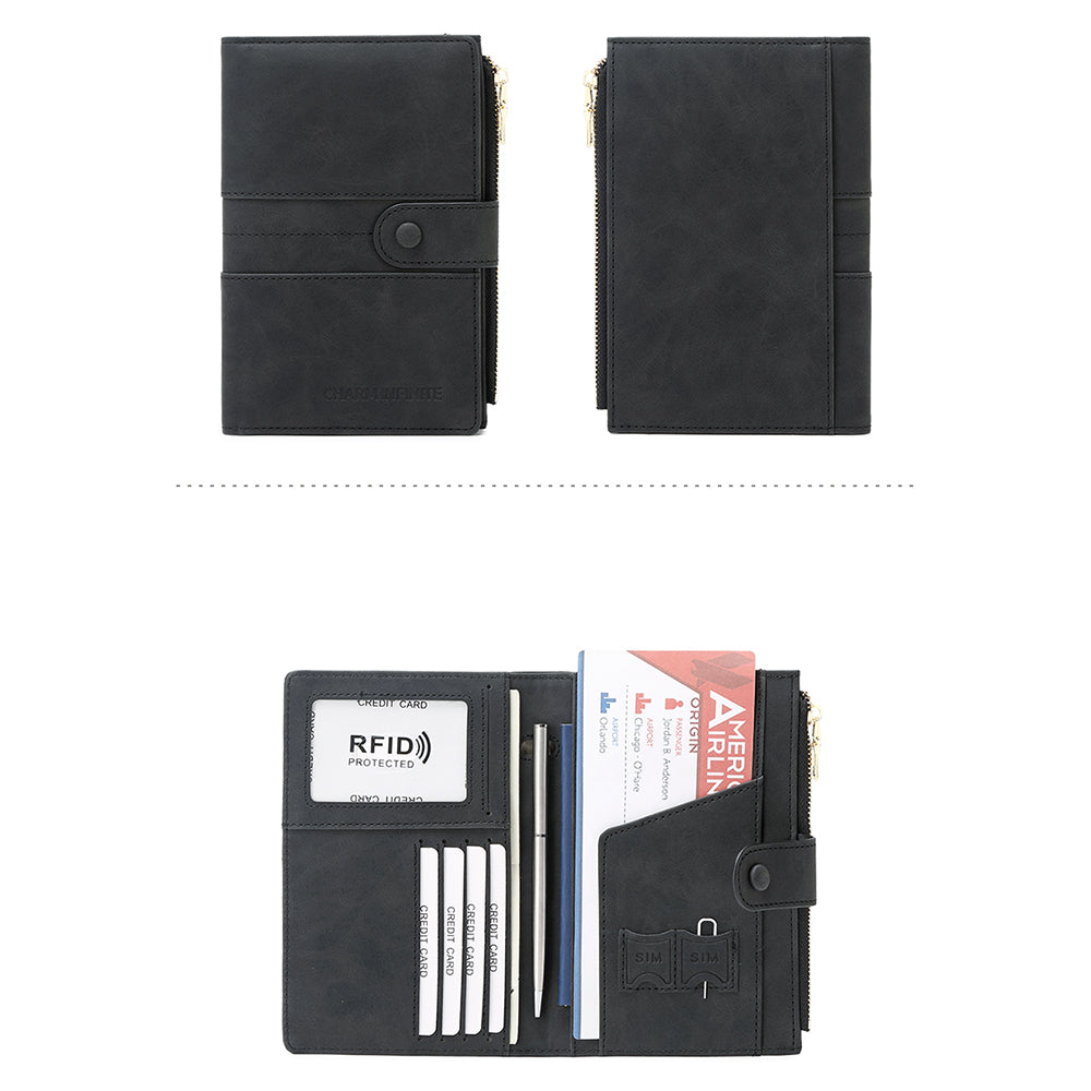 navor PU Leather Passport / Travel Document Holder