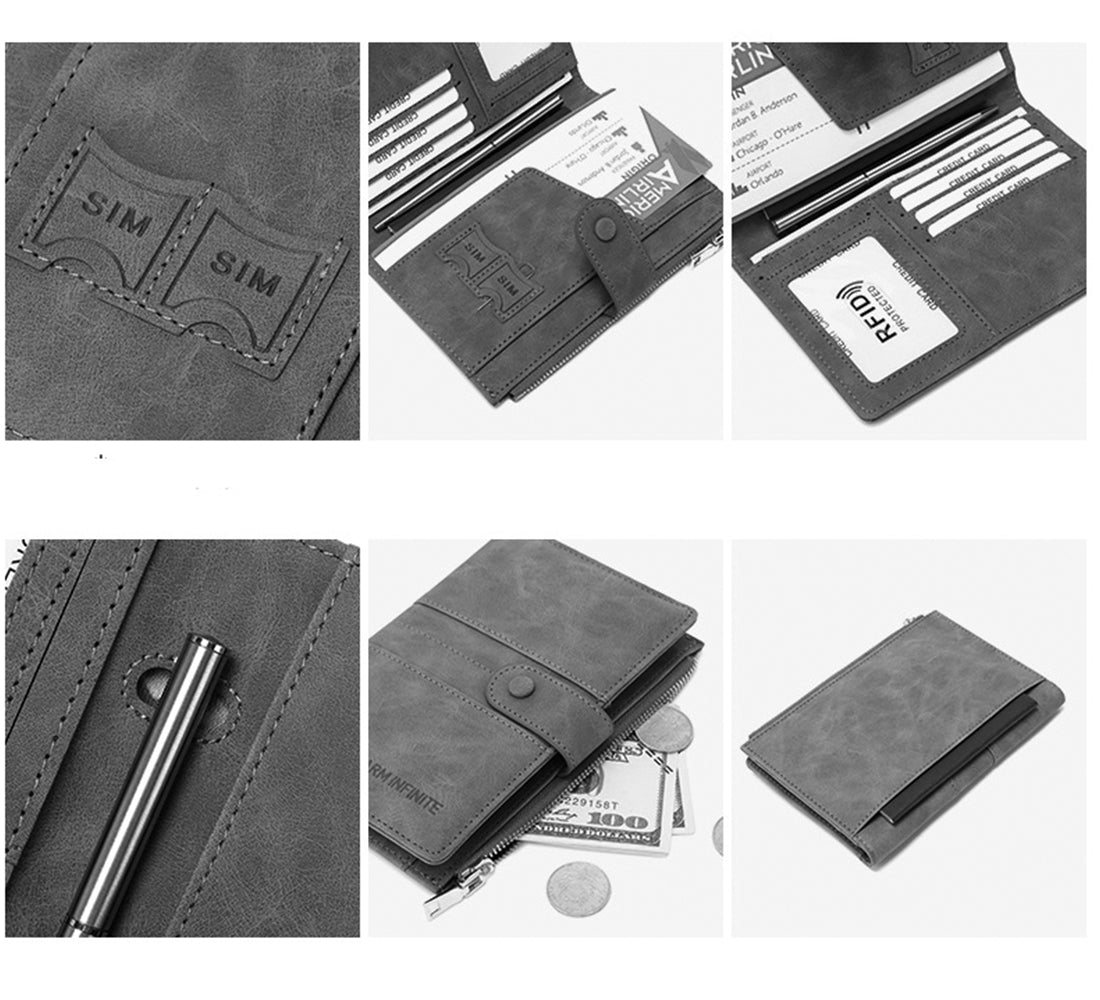navor PU Leather Passport / Travel Document Holder