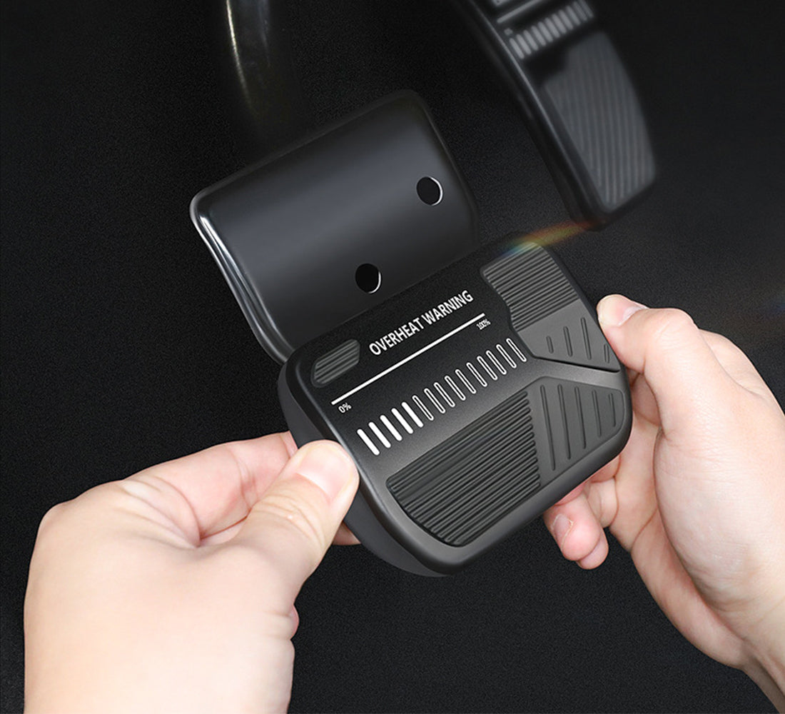 navor Aluminum Anti-Slip Pedal Covers for Tesla Model 3 / Model Y (2017-2022)