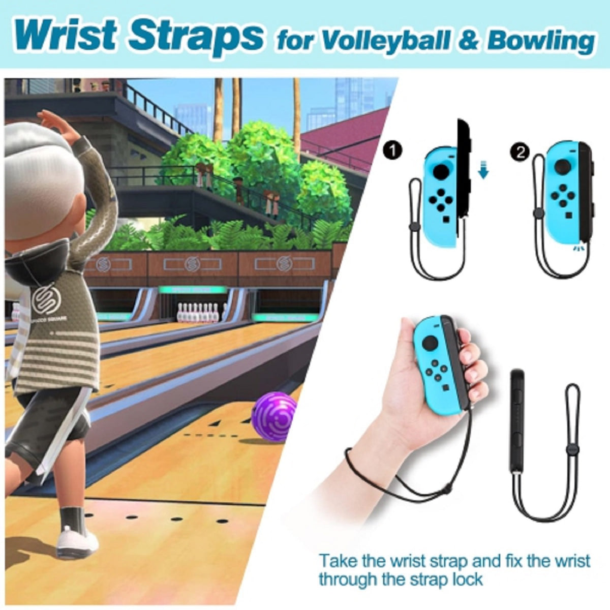 navor 9-in-1 Sports Accessories Kit for Switch Joy-Con Family Bundle