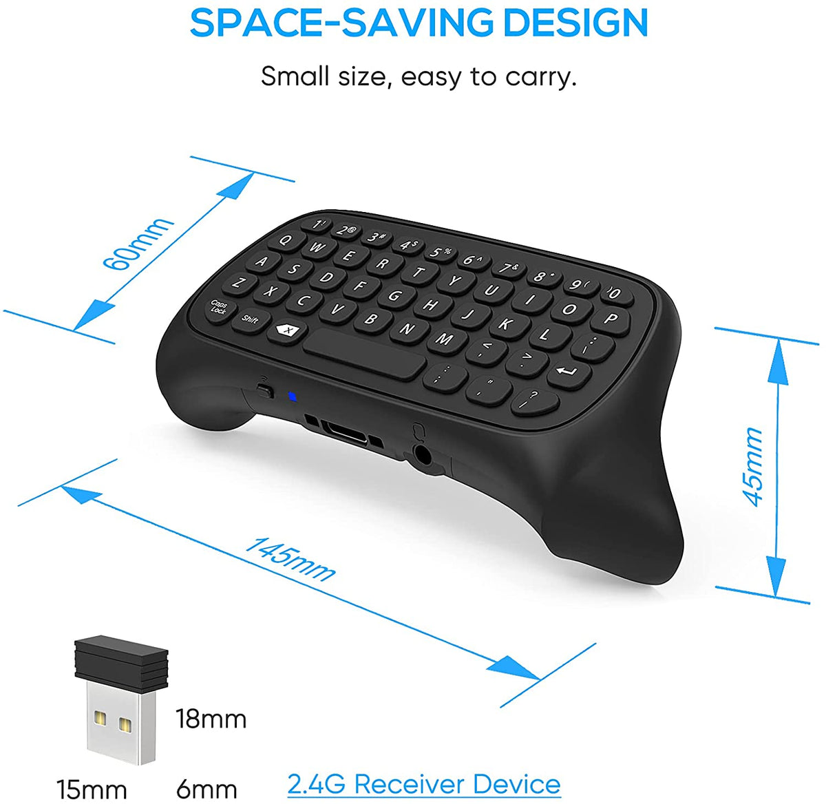 navor Wireless Keyboard Compatible with Xbox Series X|S & Xbox One Controllers