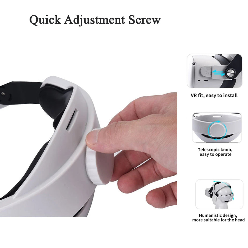 navor Adjustable Elite Head Strap for Meta/Oculus Quest 2 VR Accessories