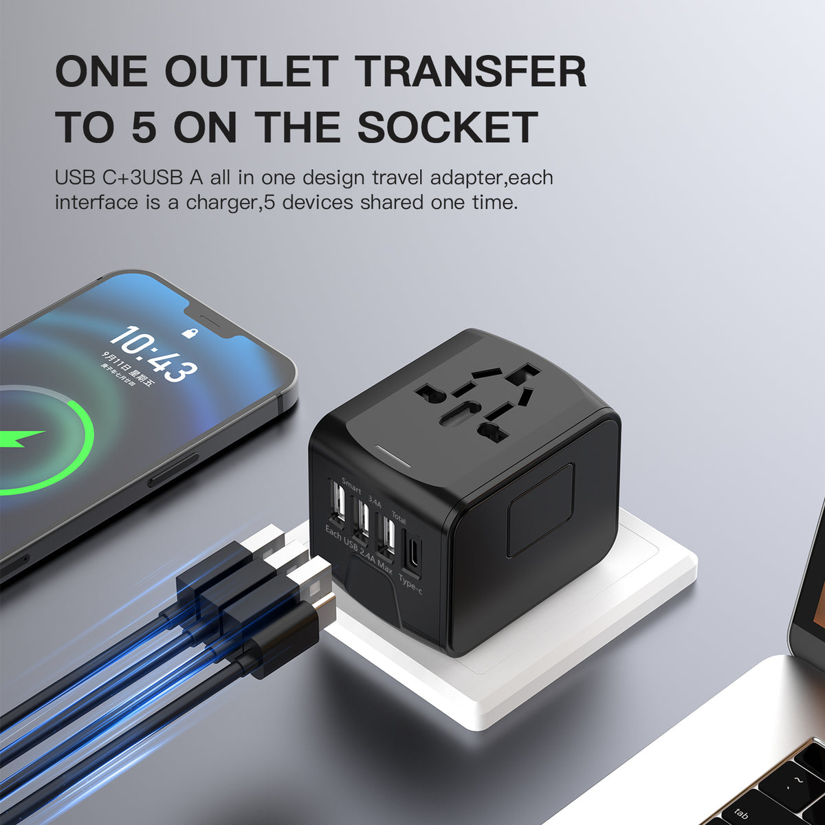 Universal International Travel Power Adapter