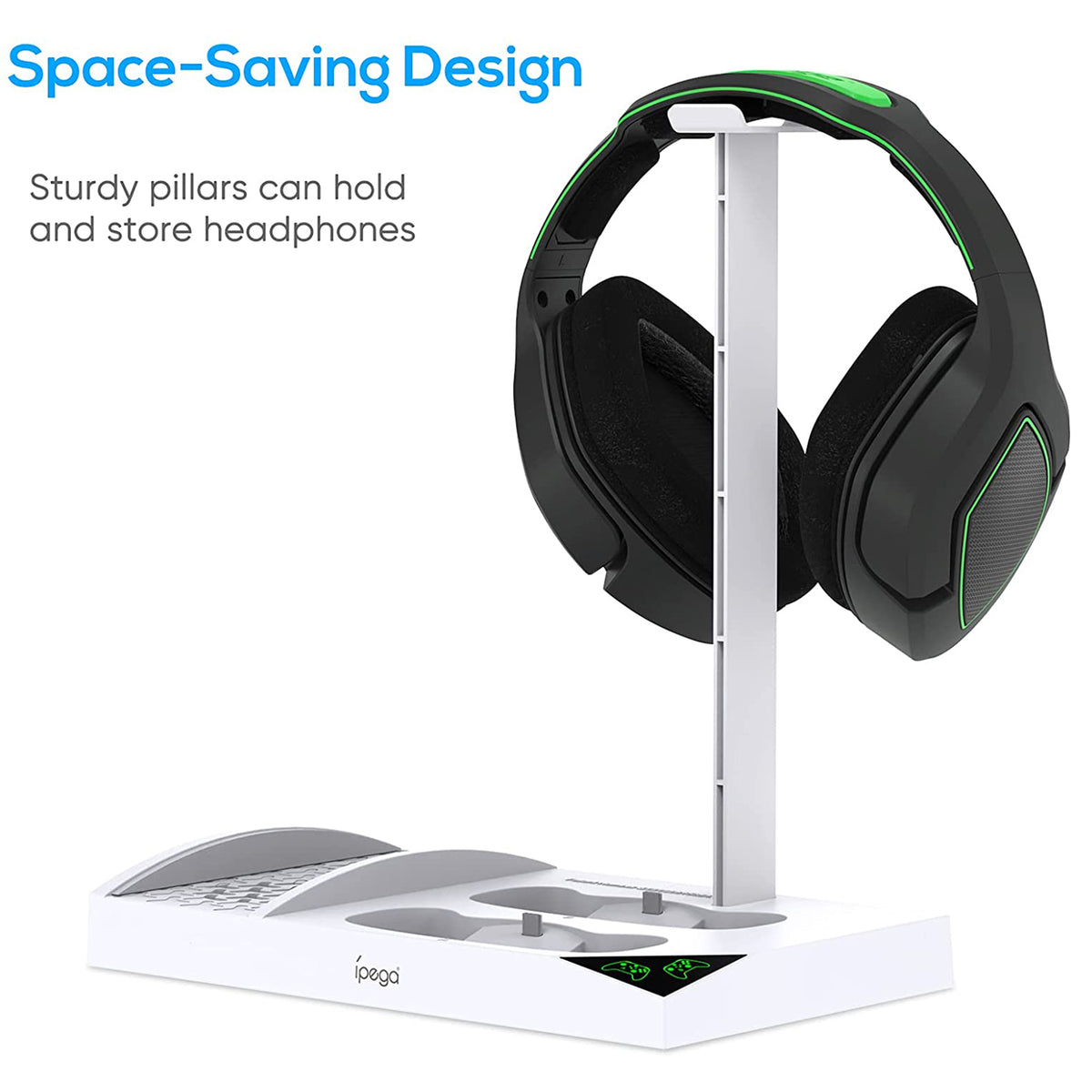 navor Charger Stand with Cooling Fan for Xbox Series S Console, Charging Dock -White