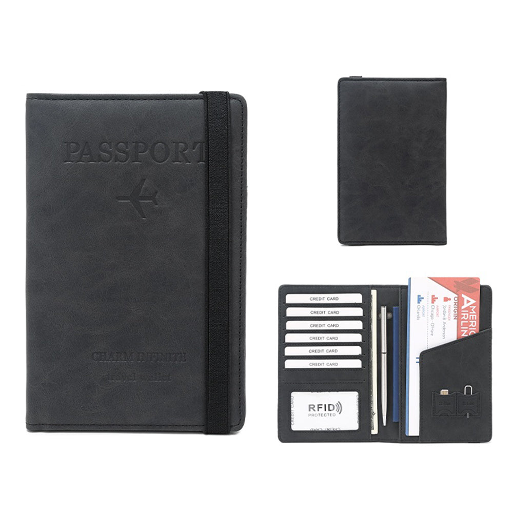 navor PU Leather Passport / Travel Document Holder