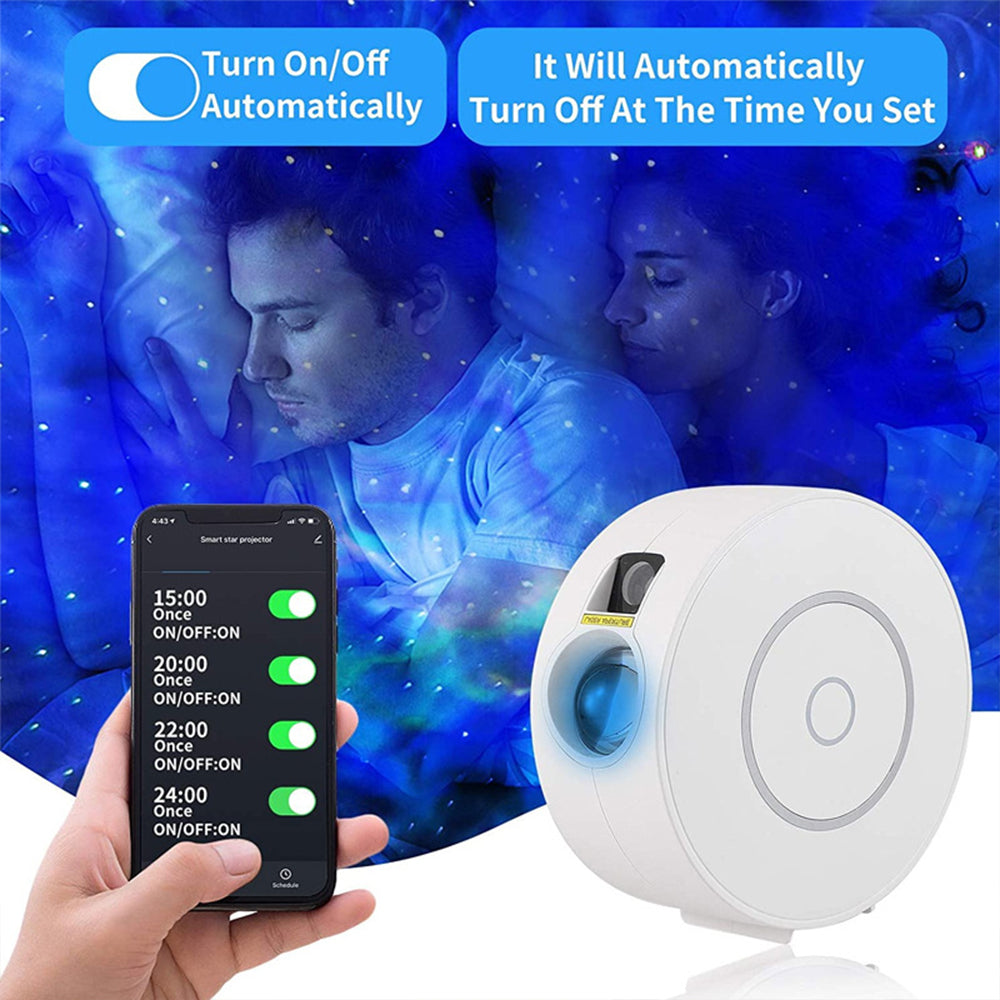 navor Starry Projector Light with Timer, App Control, Voice Control,Moving Star Galaxy