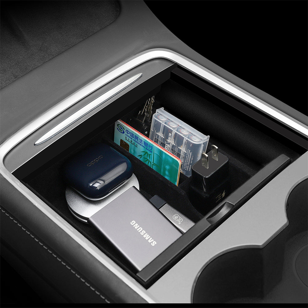 navor Center Console Organizer Tray Compatible with Tesla Model 3 Model Y 2023 2022 2021