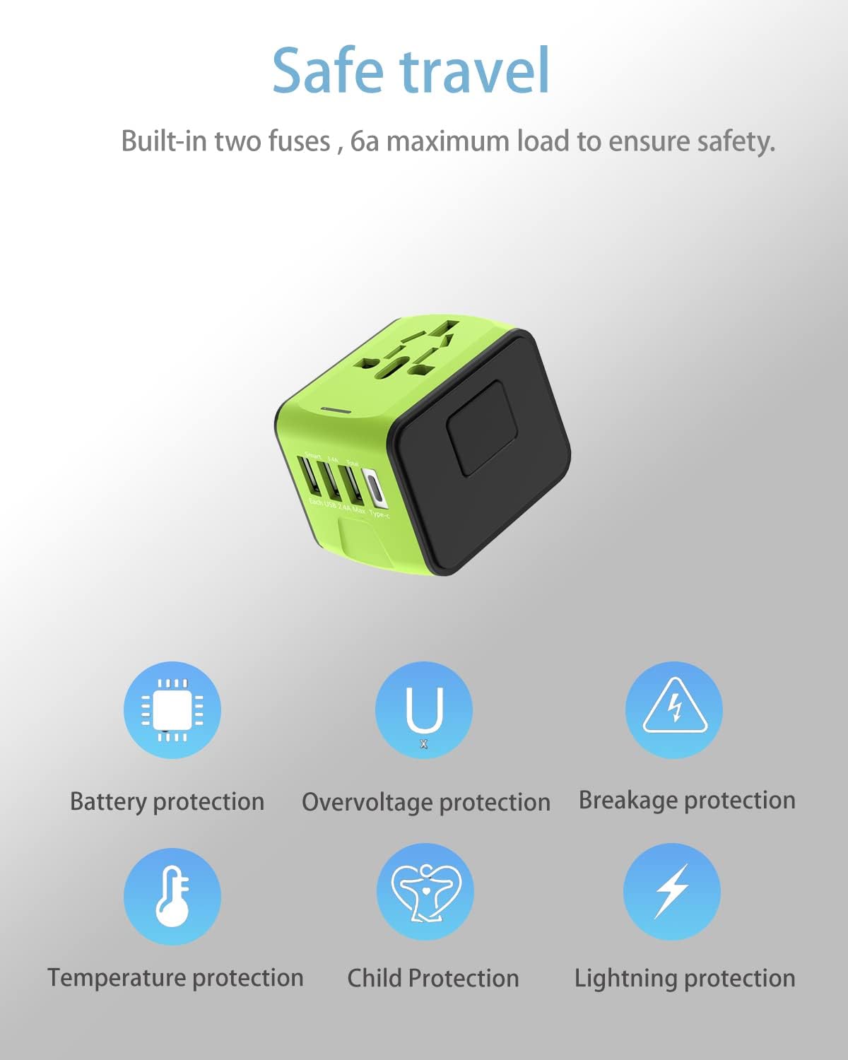 Universal International Travel Power Adapter