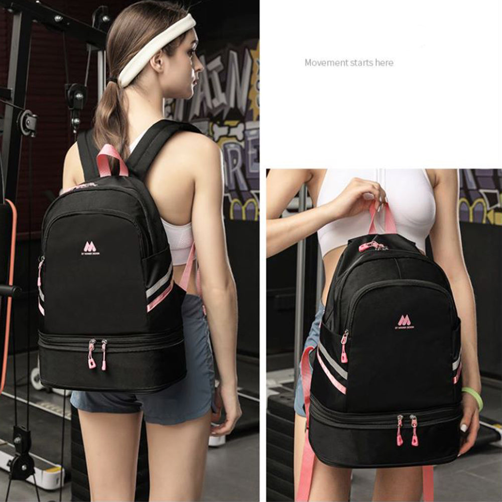 navor Women's Waterproof Multi-Functional Backpack with Shoe Compartment