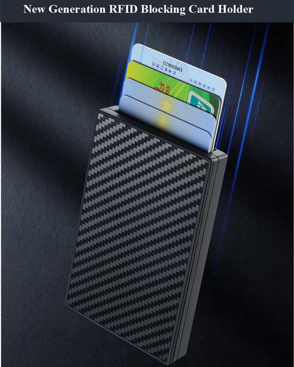 navor Pop Up Minimalist Wallet with RFID Blocking, Slim & Lightweight Wallet