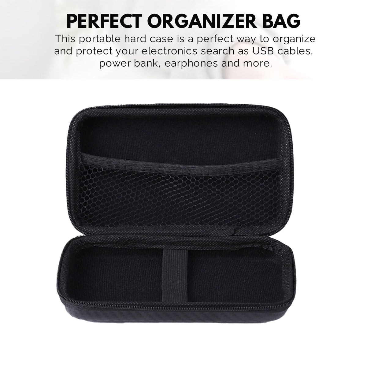 Water Proof Portable Hard Carrying Travel Case Cover Pouch for Electronic Accessories