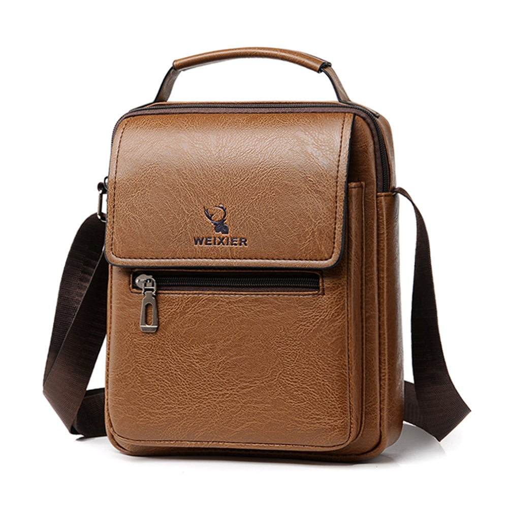 navor Men's Small Multipurpose PU Leather Shoulder/ Messenger Bag
