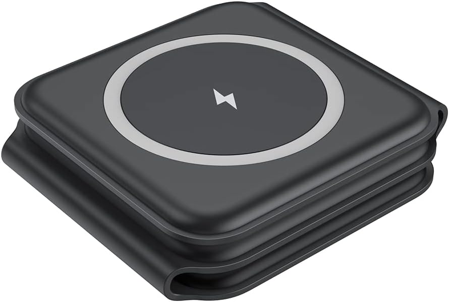 3 in 1 Charging Station for iPhone, Wireless Stand for iWatch & Airpods