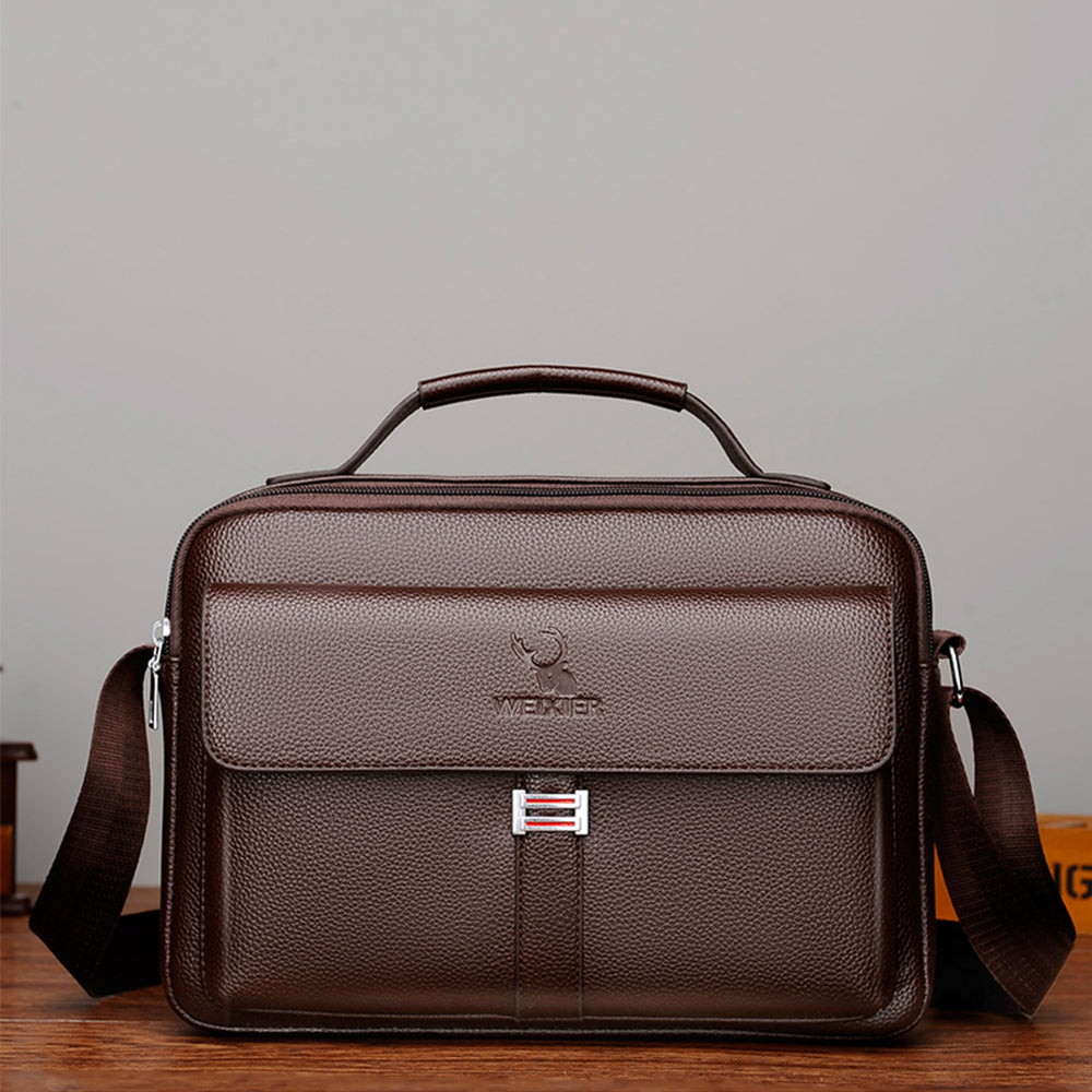 navor Men's Small Multipurpose PU Leather Shoulder/ Messenger Bag