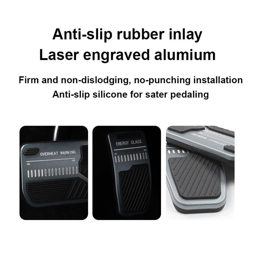 navor Aluminum Anti-Slip Pedal Covers for Tesla Model 3 / Model Y (2017-2022)