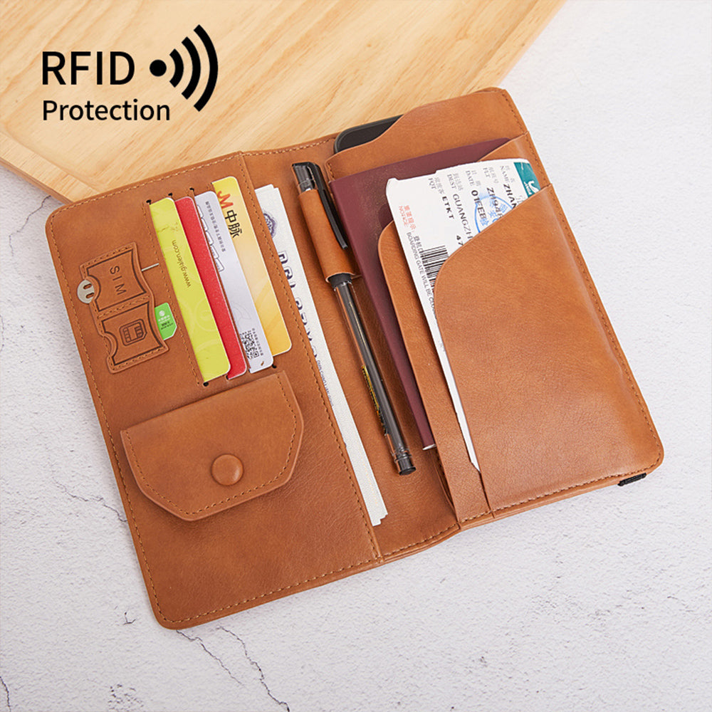 navor PU Leather Passport / Travel Document Holder