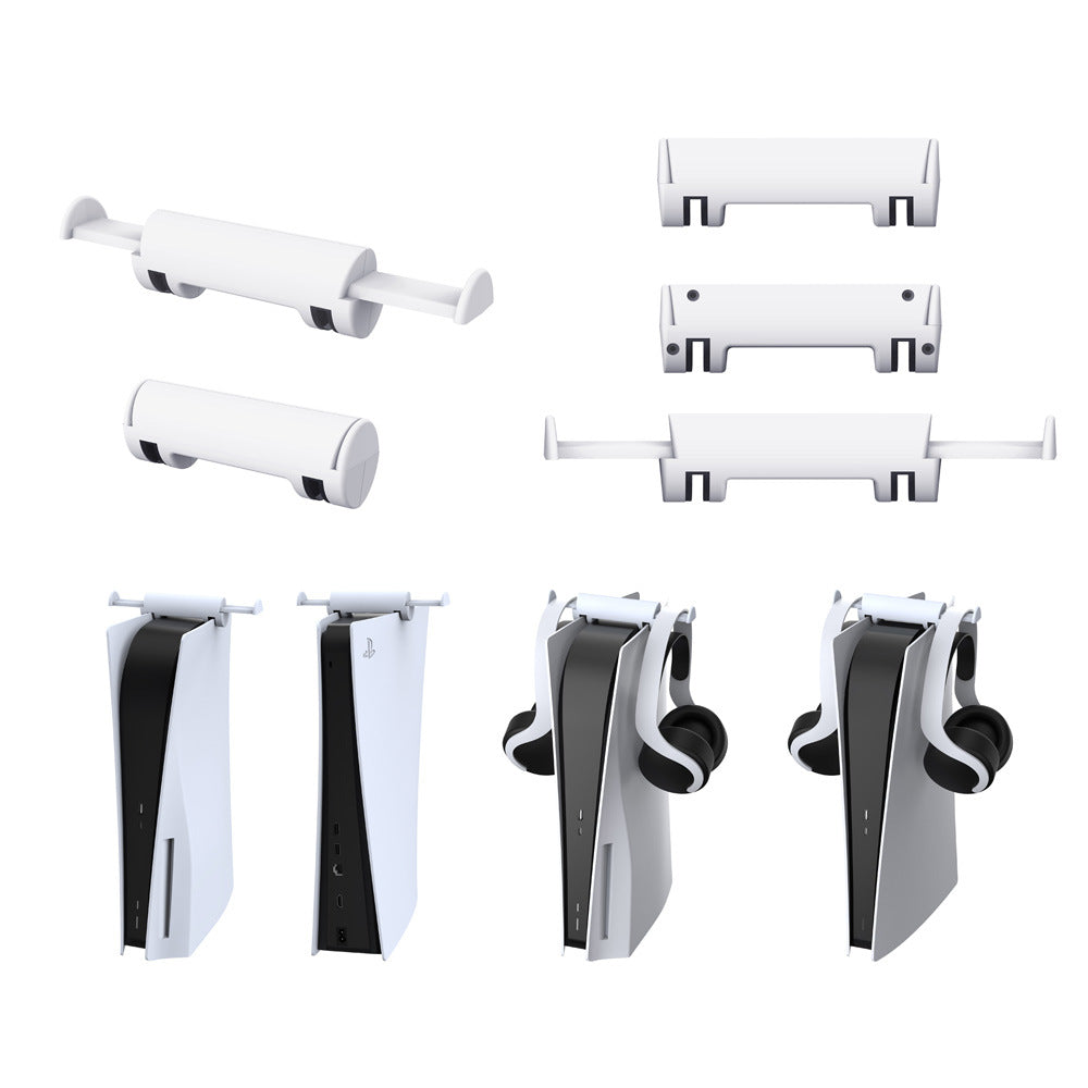 Navor for  PS5 Headset Stand – Retractable Dual Gaming Headphone Holder for PlayStation 5, No Screws or Tape