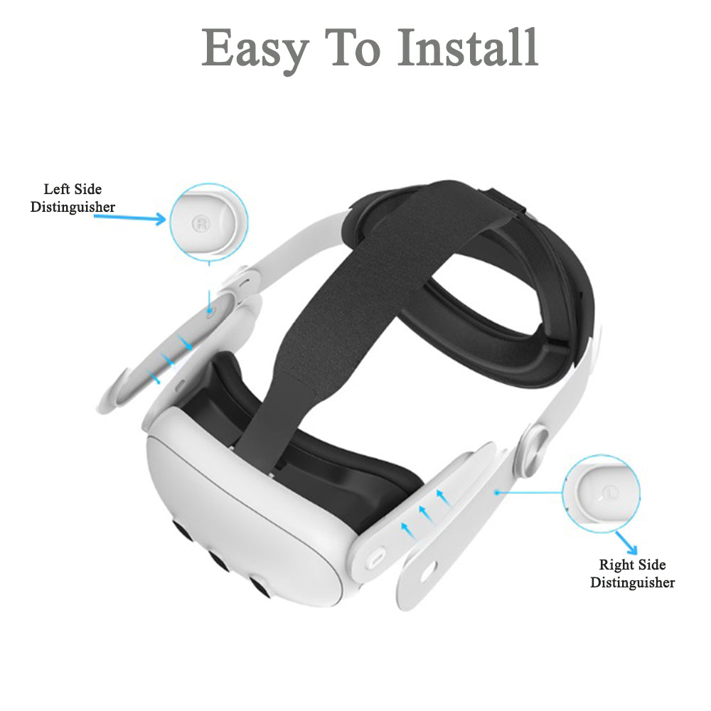 navor Adjustable Head Strap for Meta/Oculus Quest 3 VR Accessories