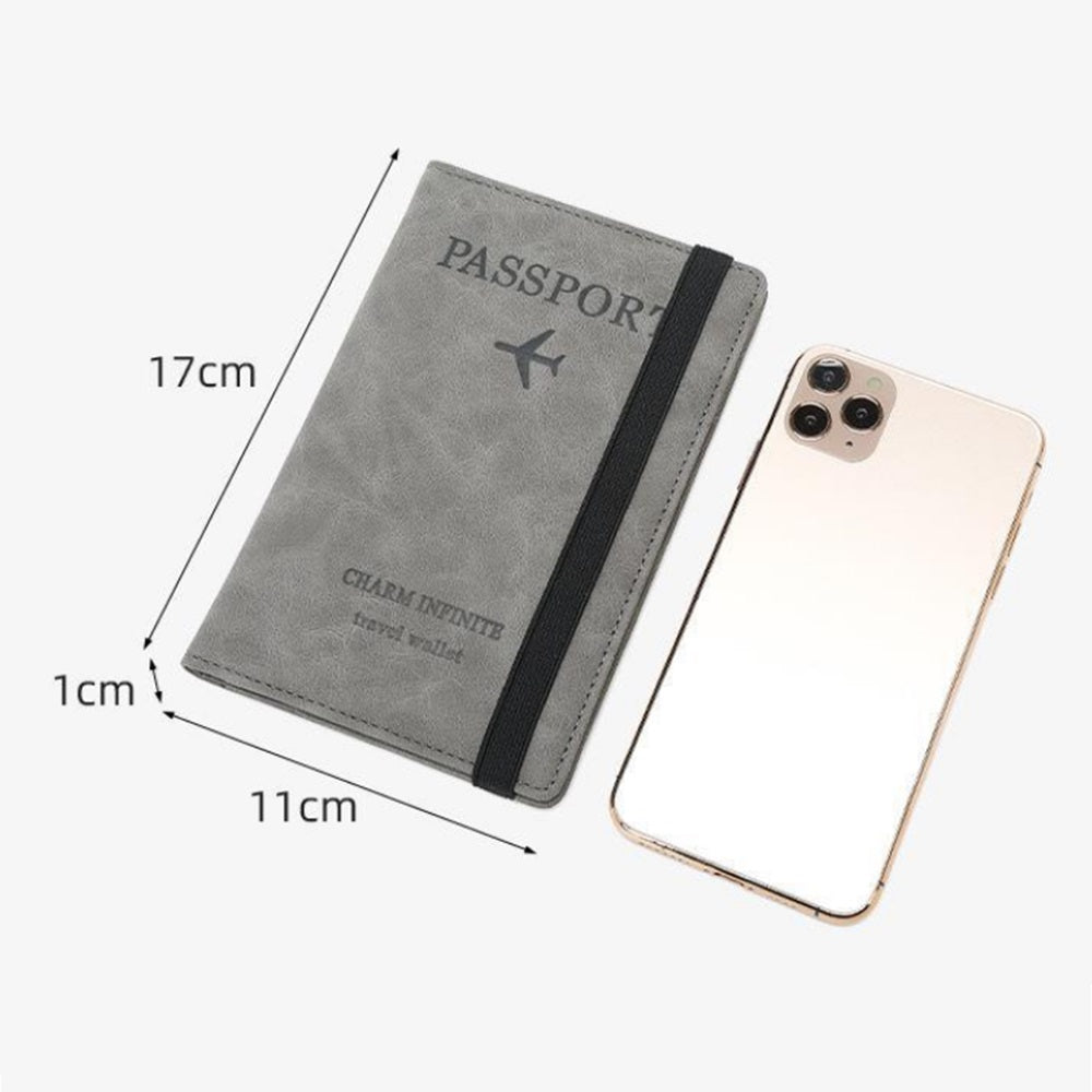 navor PU Leather Passport / Travel Document Holder