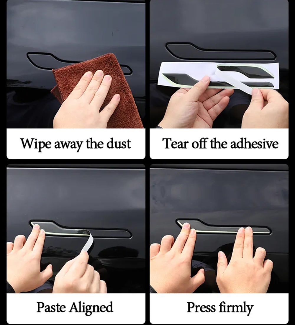 navor Luminous Door Handle Protectors Compatible with Tesla Model 3/ Model Y