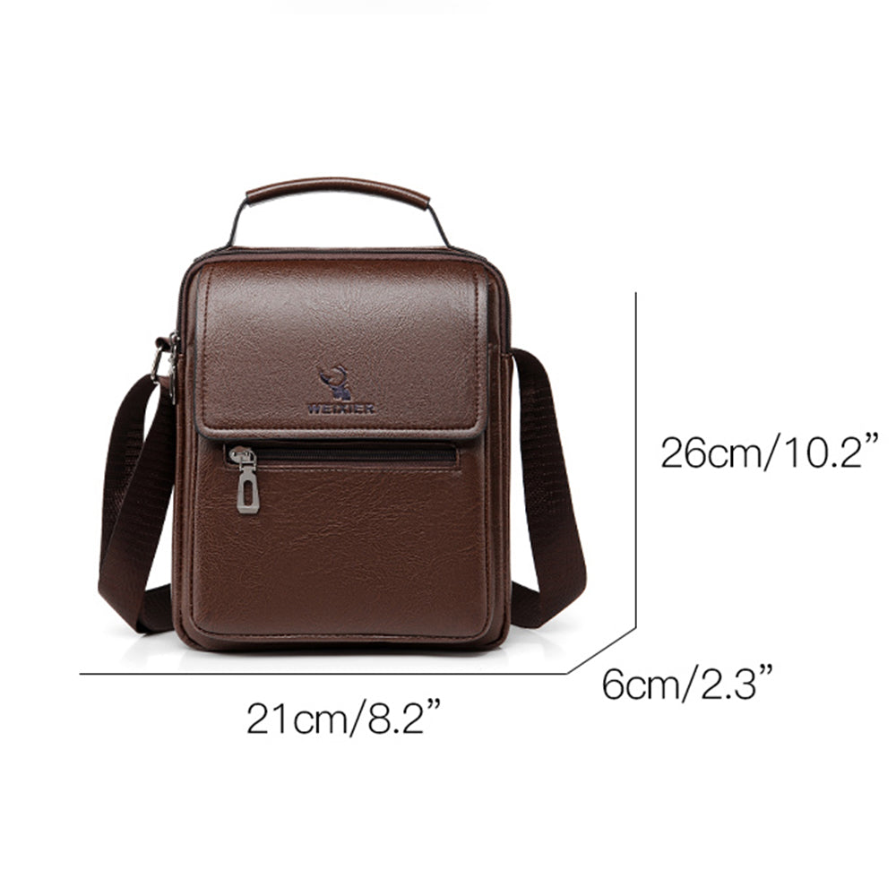 navor Men's Small Multipurpose PU Leather Shoulder/ Messenger Bag