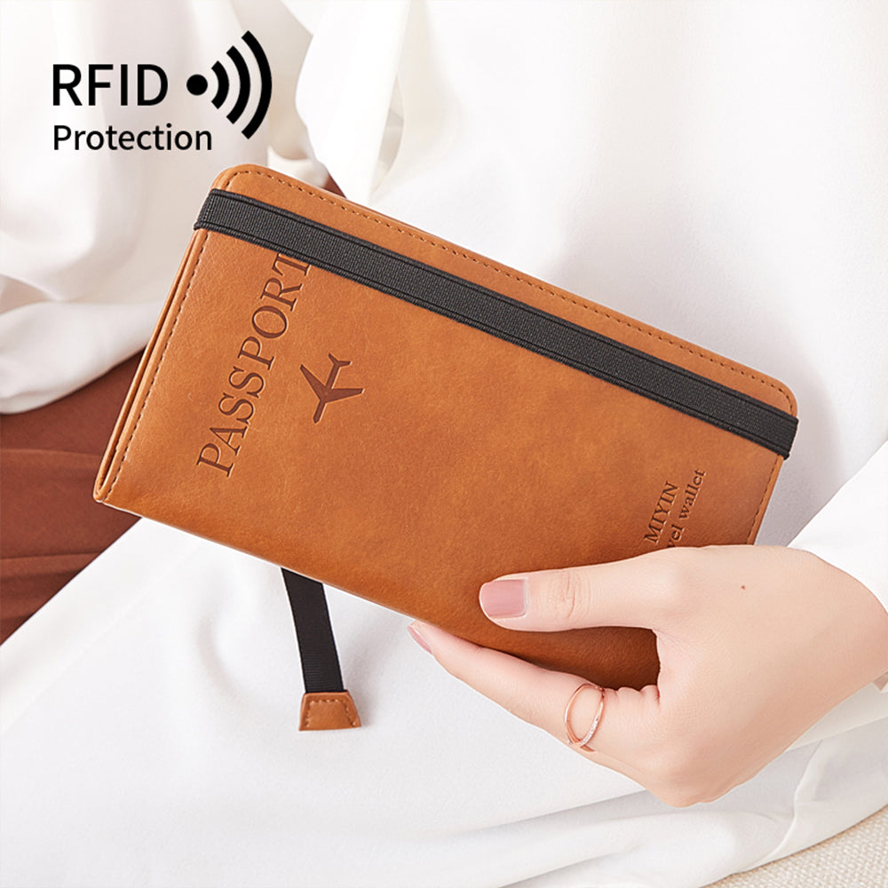 navor PU Leather Passport / Travel Document Holder