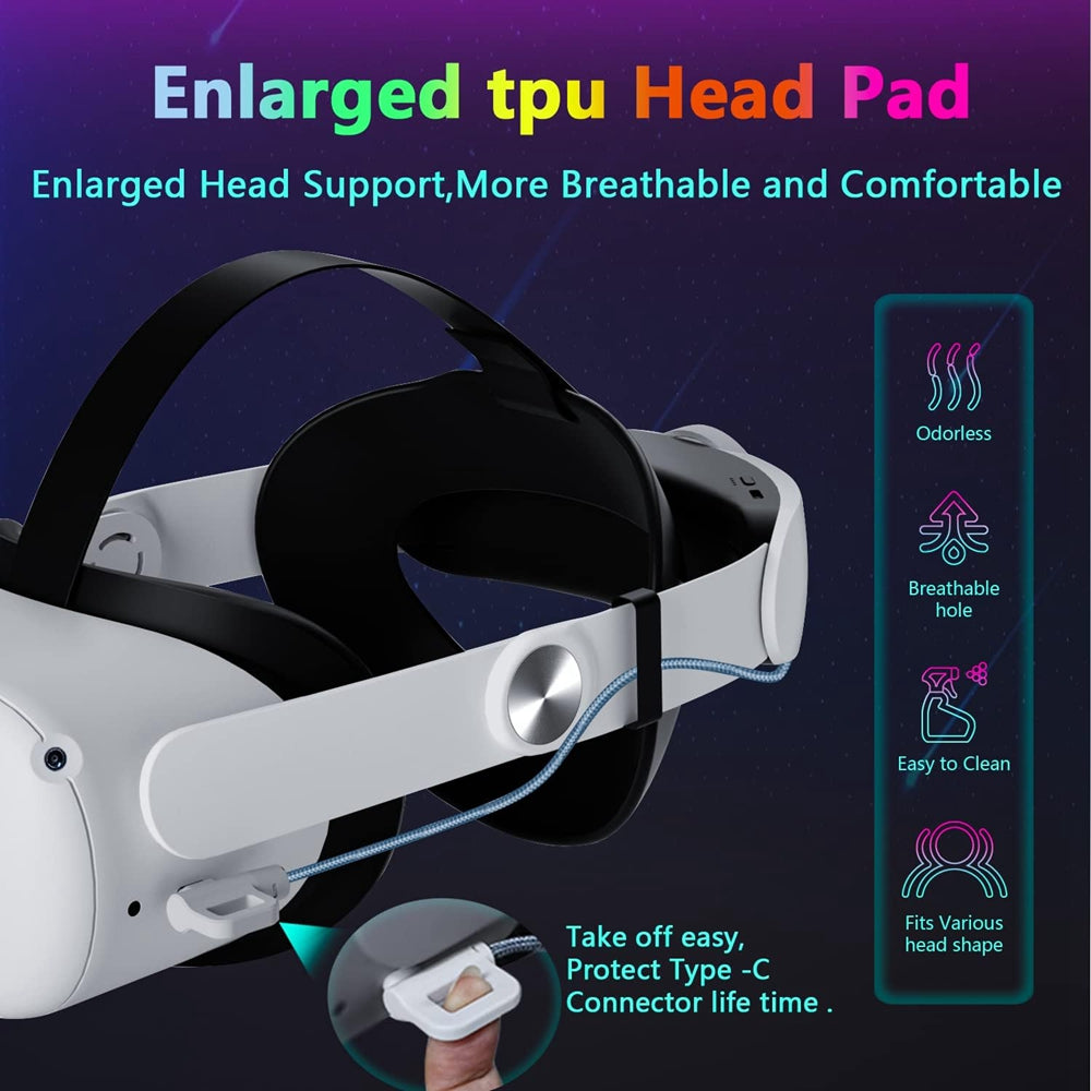 navor Battery Pack  10000mAh  Head Strap for Oculus Quest 2
