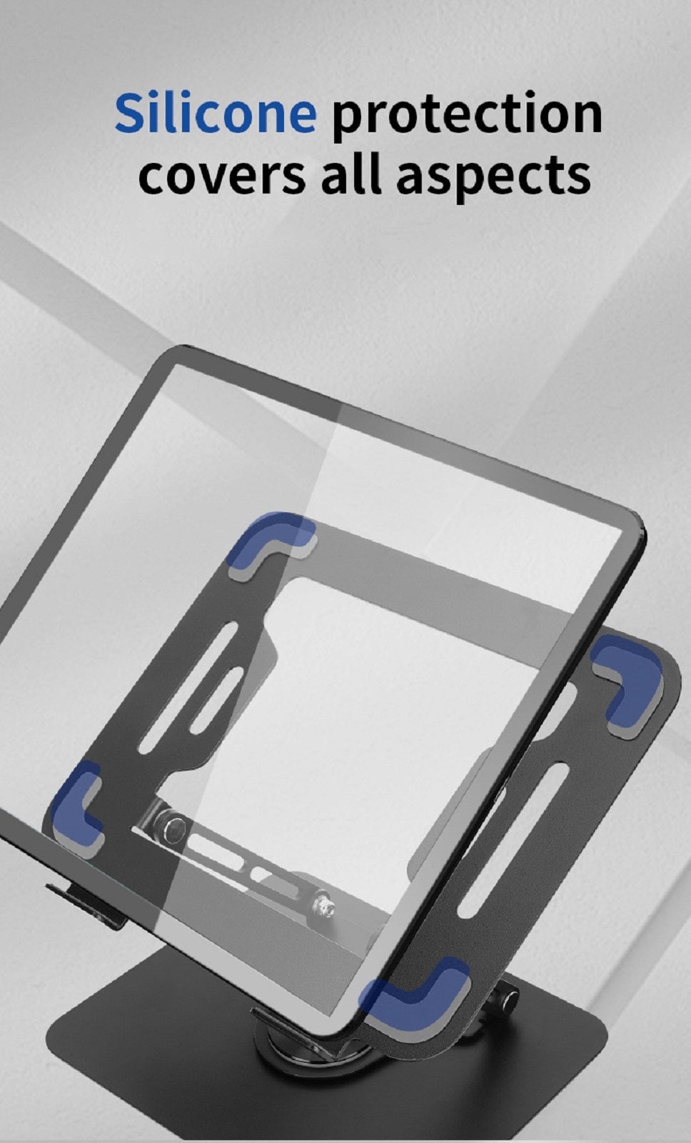 Navor 360° Swivel Laptop Stand – Adjustable Height, Ergonomic & Portable-10-17 inch laptops