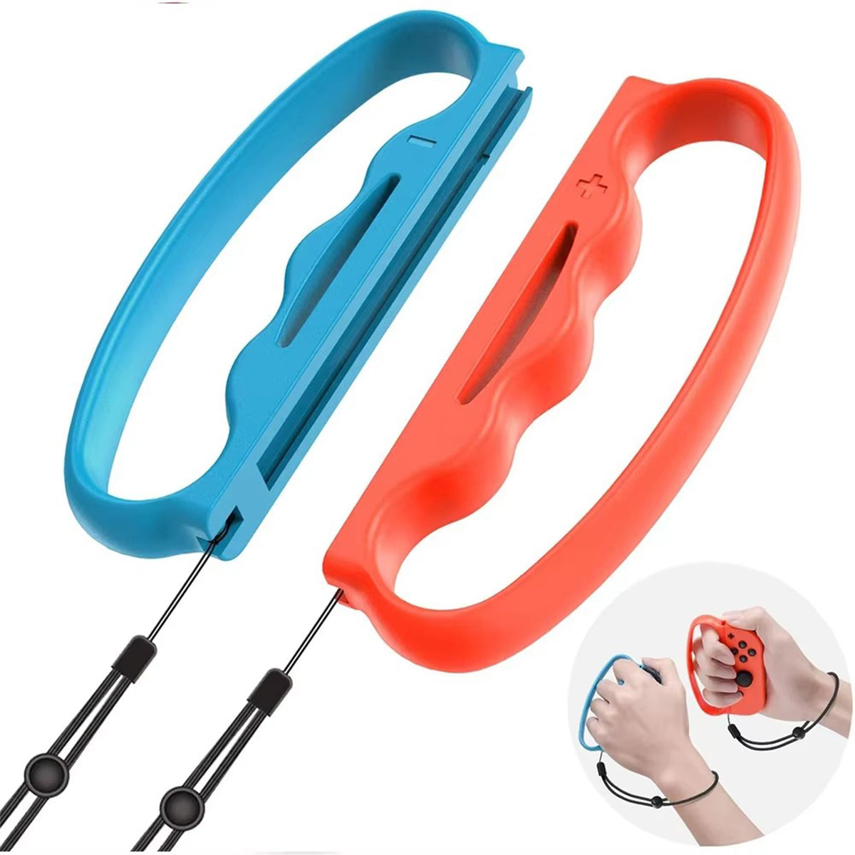 navor Fitness Boxing Hand Grips for Nintendo Switch & Switch OLED Joy-Con – Ergonomic Anti-Slip Handle