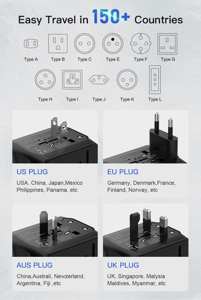 Universal International Travel Power Adapter