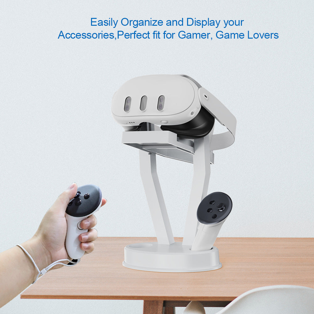 Universal VR Headset Stand Compatible with Apple Vision Pro, Meta Quest 3, Quest 2, PS VR & PS VR2 Headsets
