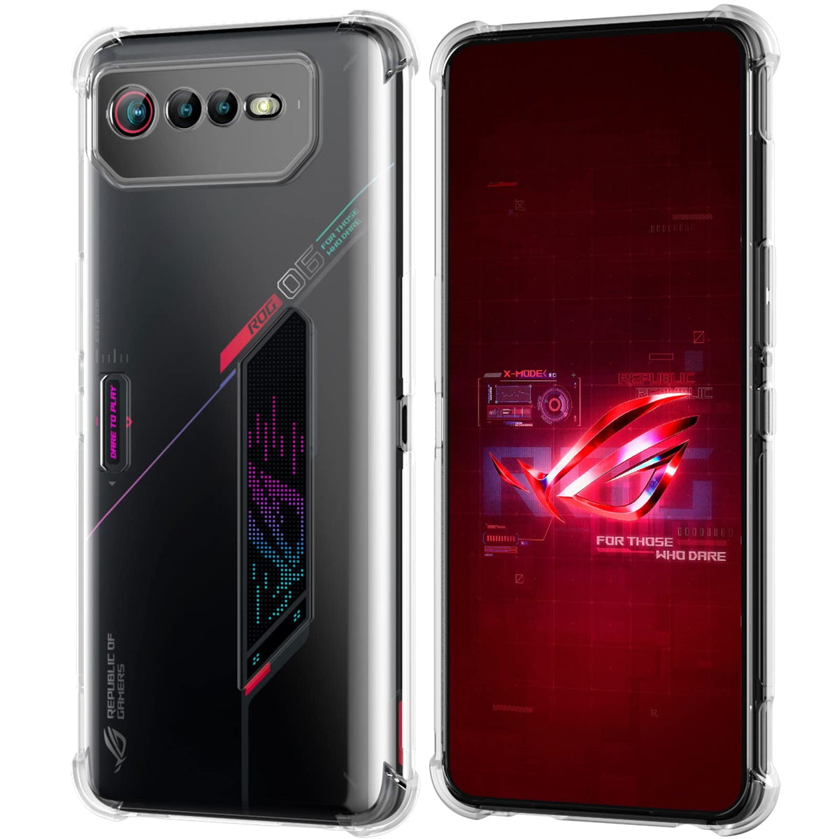 Clear Protective Phone Case for ASUS ROG Phone 6 2022, Slim TPU