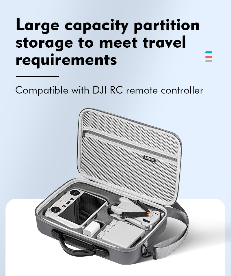 Protective Drone Carrying Case for DJI Mini 3 Pro & Mini 3, Grey