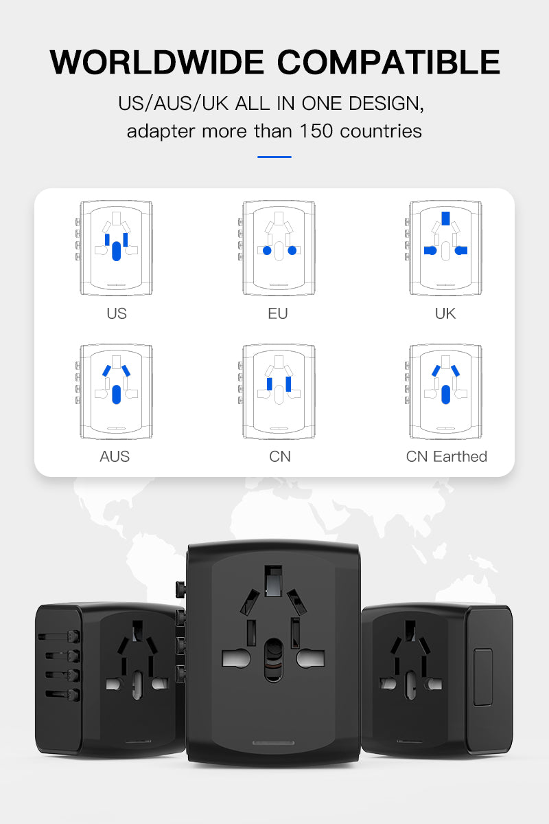 Universal International Travel Power Adapter