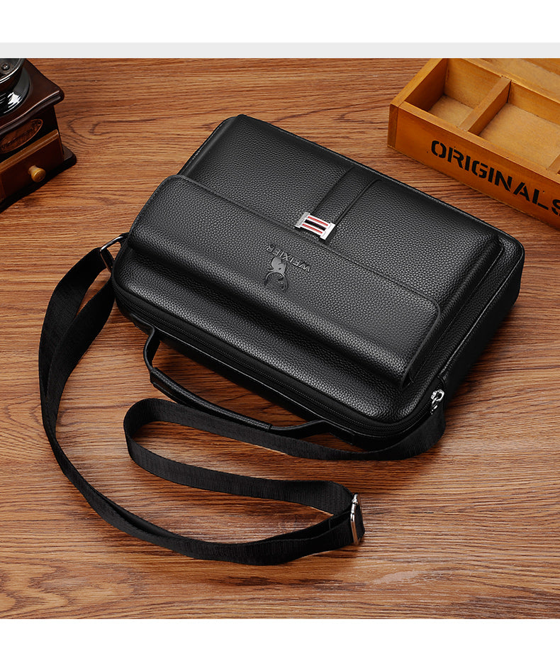 navor Men's Small Multipurpose PU Leather Shoulder/ Messenger Bag