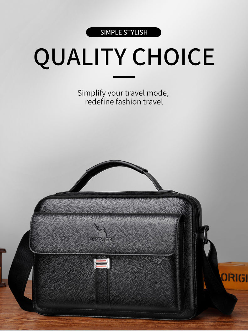 navor Men's Small Multipurpose PU Leather Shoulder/ Messenger Bag