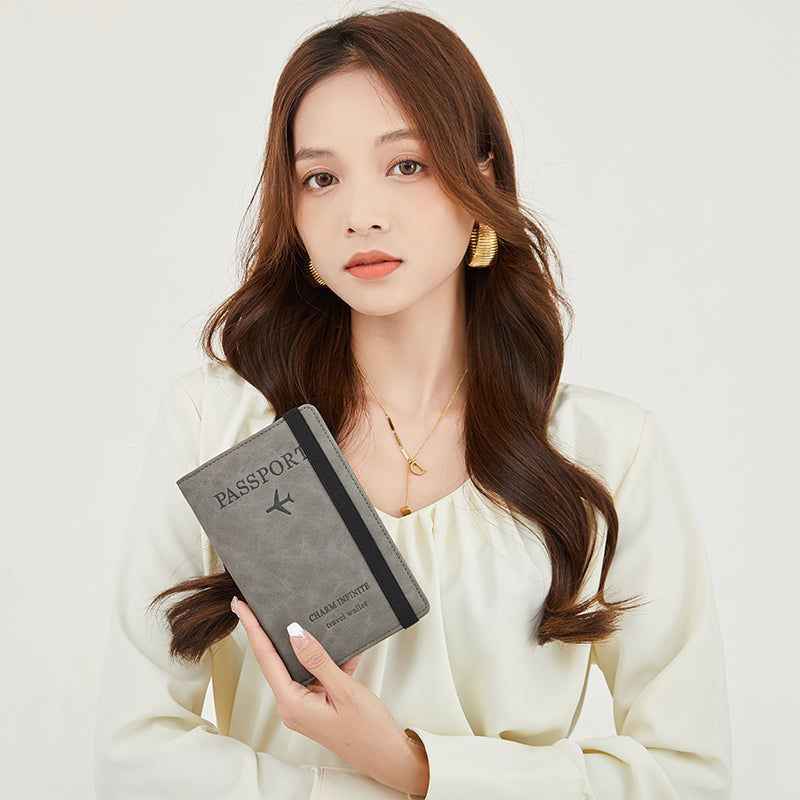 navor PU Leather Passport / Travel Document Holder