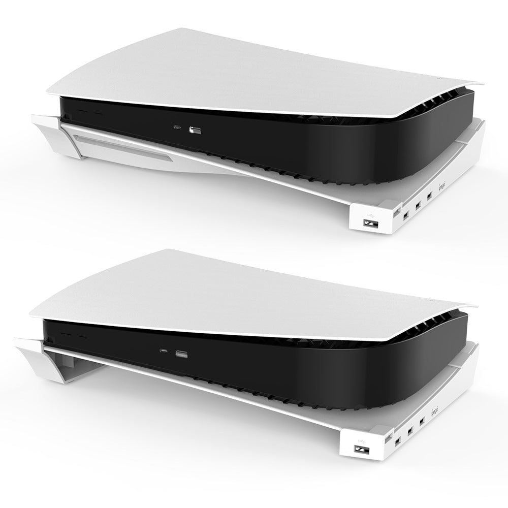 navor Horizontal Stand for Playstation 5 Console with 3 Charging & 1 Data USB Port
