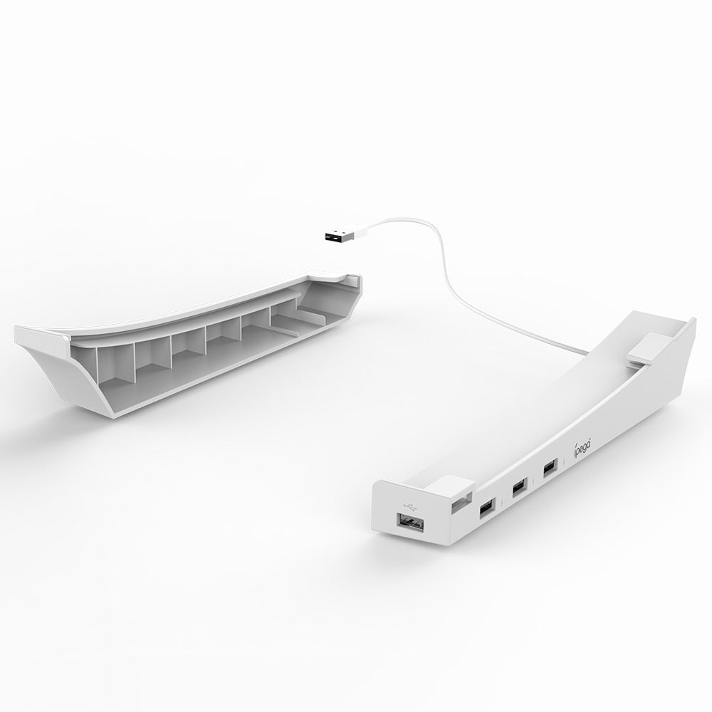 navor Horizontal Stand for Playstation 5 Console with 3 Charging & 1 Data USB Port