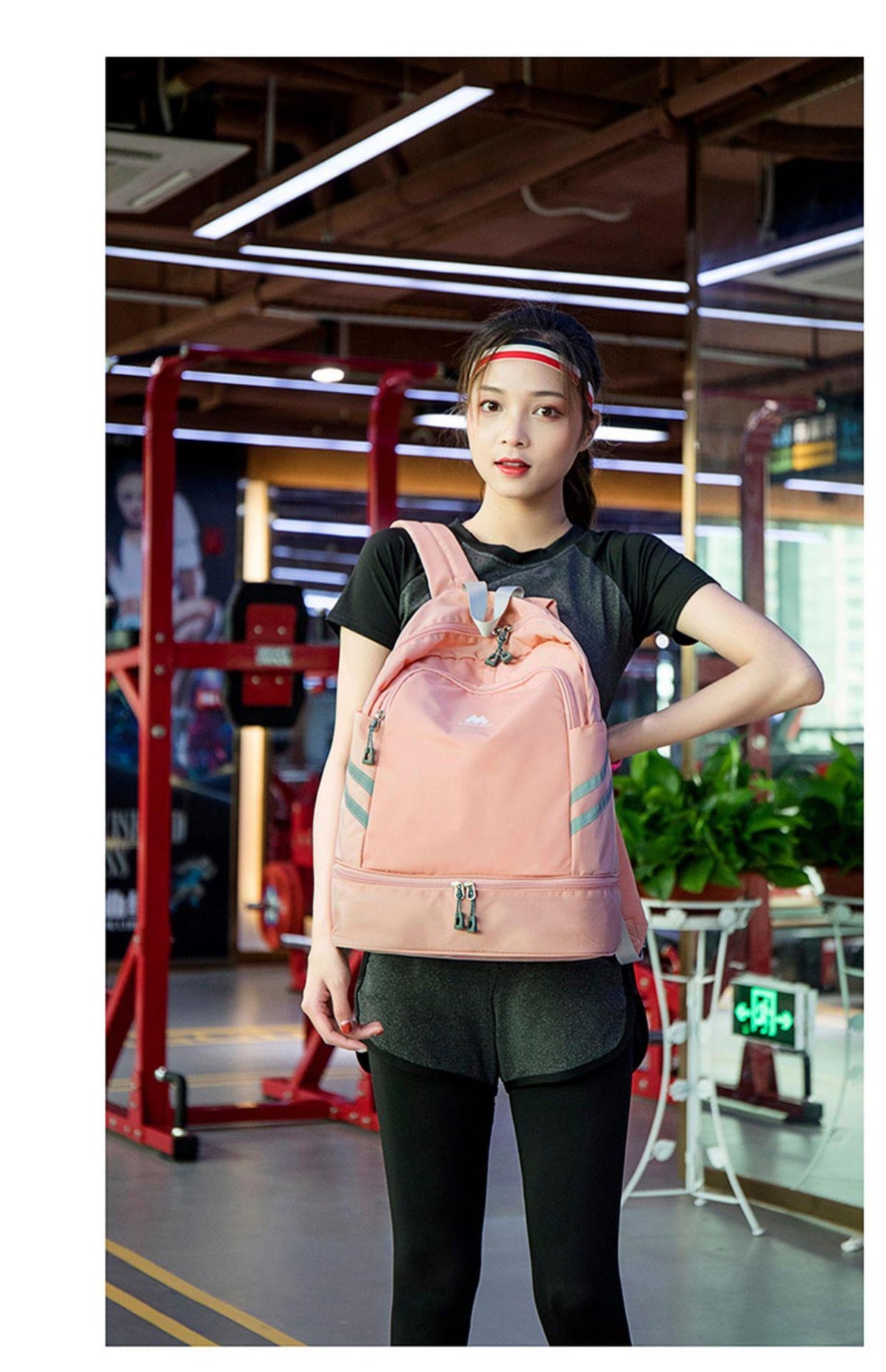 navor Women's Waterproof Multi-Functional Backpack with Shoe Compartment