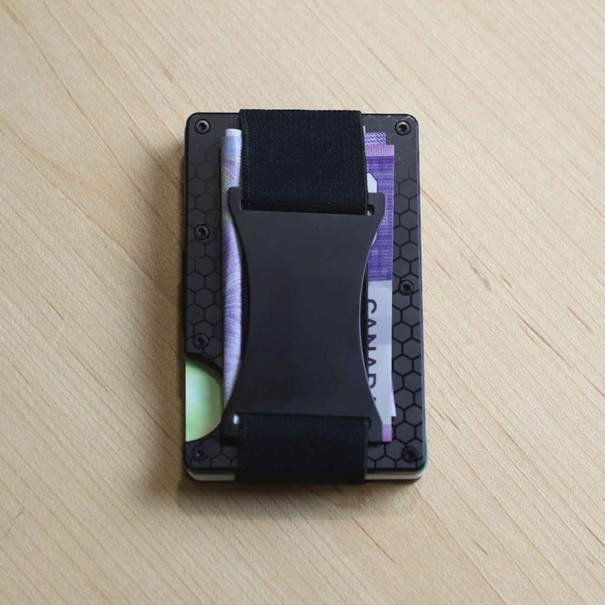 navor Slim Minimalist Wallet with Money Strap, RFID Blocking