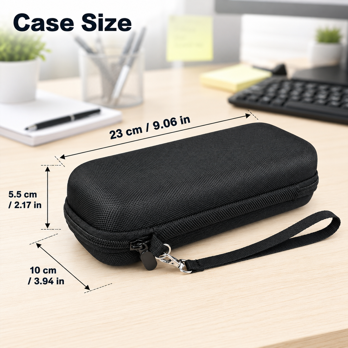 navor EVA Electric Toothbrush Travel Case for Oral-B & for Sonicare, Black