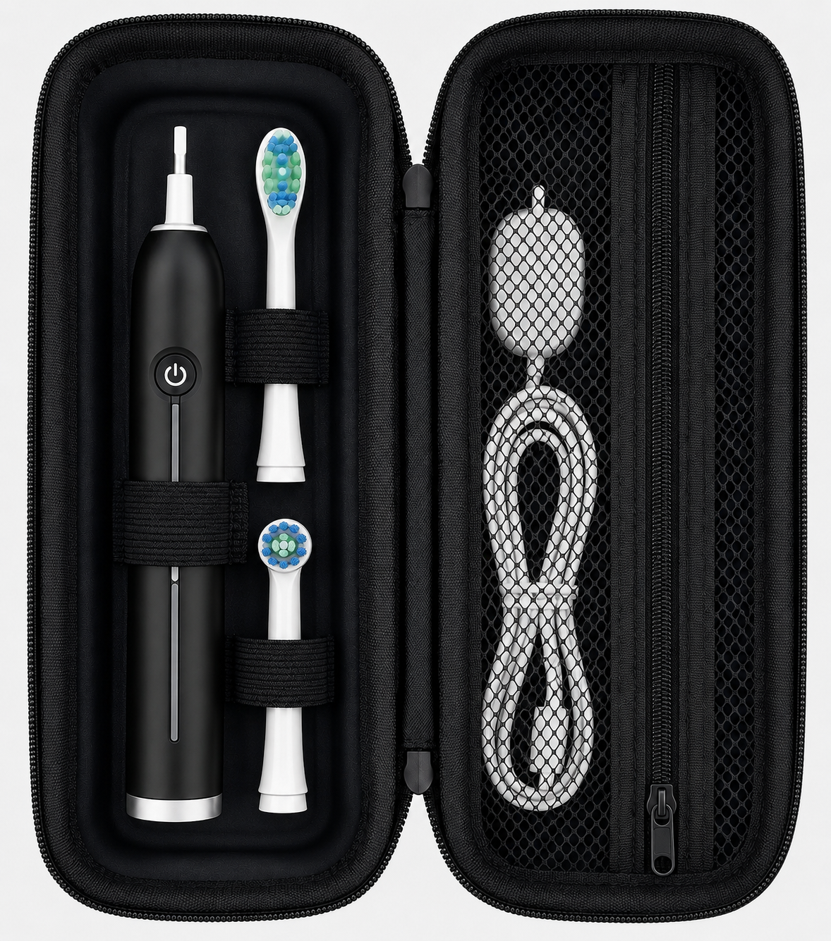 navor EVA Electric Toothbrush Travel Case for Oral-B & for Sonicare, Black