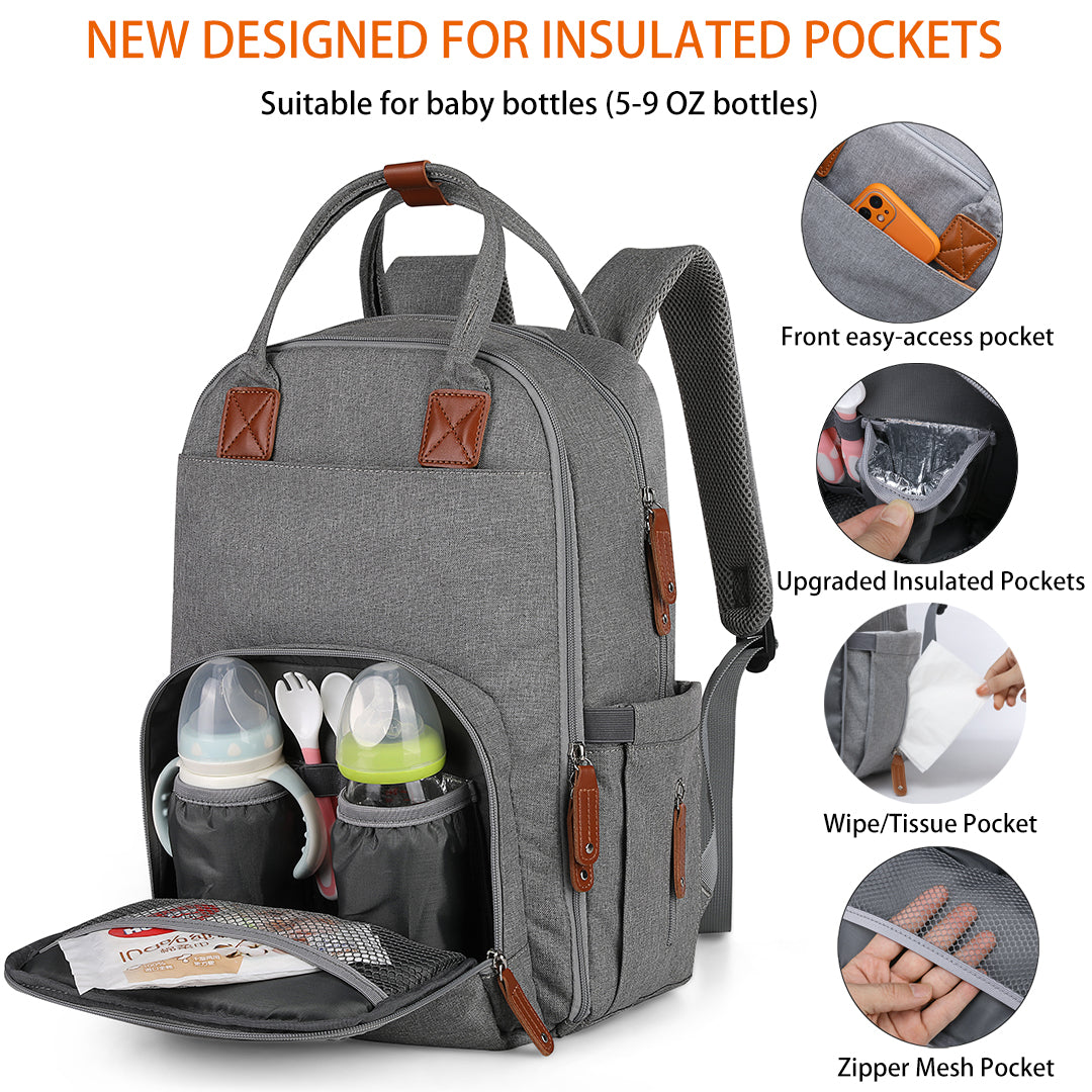 Multi-Function Waterproof Diaper Bag - NAVOR