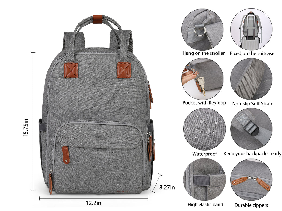 Multi-Function Waterproof Diaper Bag - NAVOR