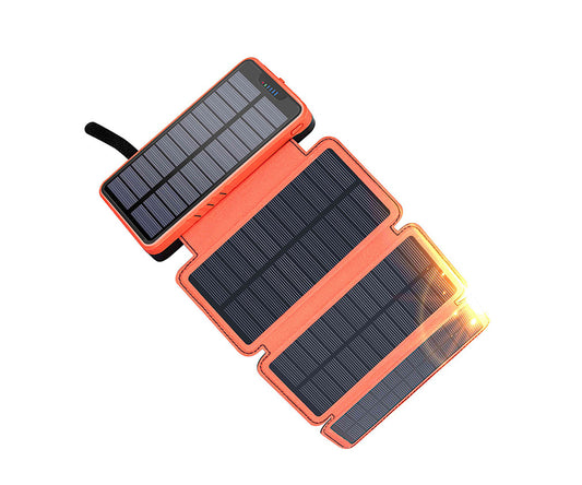 20000mAh Solar Portable Power Bank Dual 2.1A Outputs Waterproof External Battery Pack - NAVOR