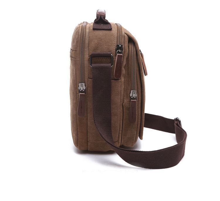 navor Men's Small Vintage Multipurpose Canvas Shoulder/ Messenger Bag - NAVOR