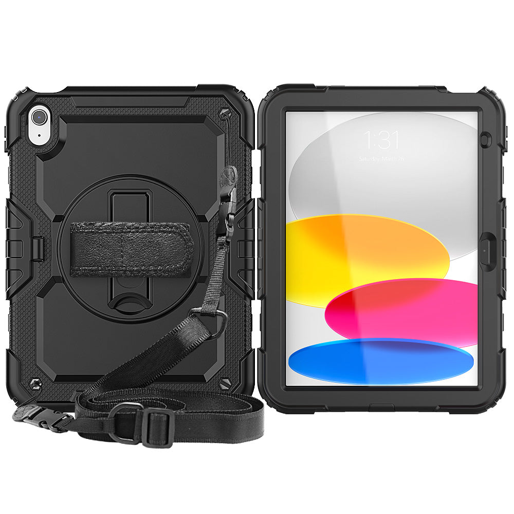 navor iPad 10th Gen 10.9 Inch (2022), 360 Kickstand Case [BLACK]